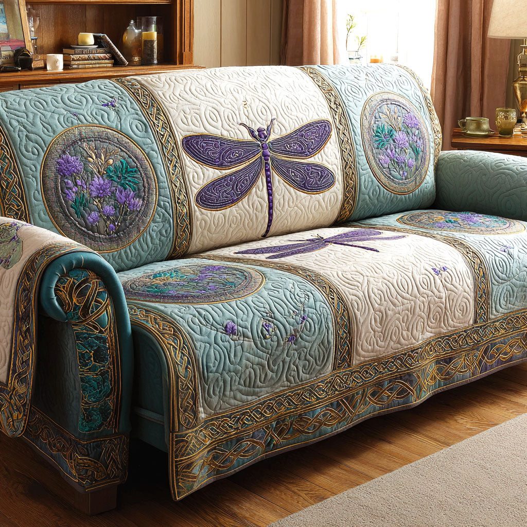 Moonlight Wings Quilted Sofa Cover NCU0TV1027 everthome