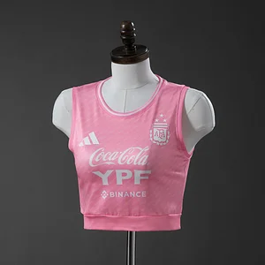 2026 Argentina Home Women's Vest Pink  1:1 Thai Quality