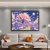 Under Cherry Trees-11CT Stamped Cross Stitch 81*62cm/31.89*24.41in(Big Size) tapestrymarket