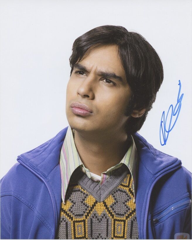 KUNAL NAYYAR In-person Signed Photo Poster painting - The Big Bang Theory