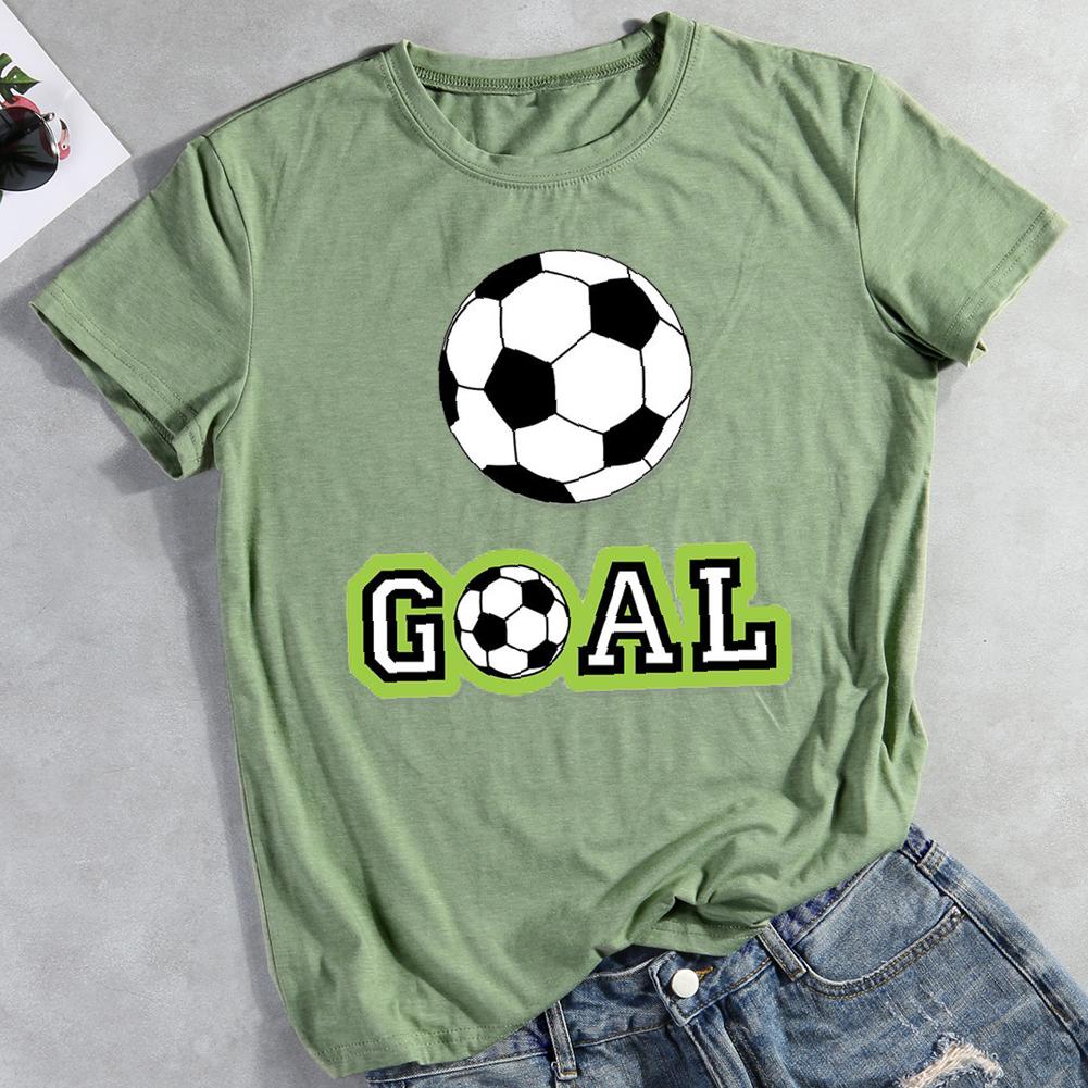 Soccer Goal Round Neck T-shirt-0019477-Guru-buzz