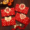 4PCS Stylish CNY Blessings Red Packet Envelope