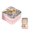 (US Local)DIY Flower Diamond Painting Kit Rotatable Mirror w Diamond Painting Jewelry Box