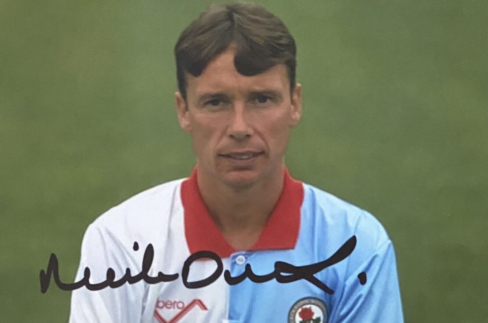 Mike Duxbury Genuine Hand Signed Blackburn Rovers 6X4 Photo Poster painting