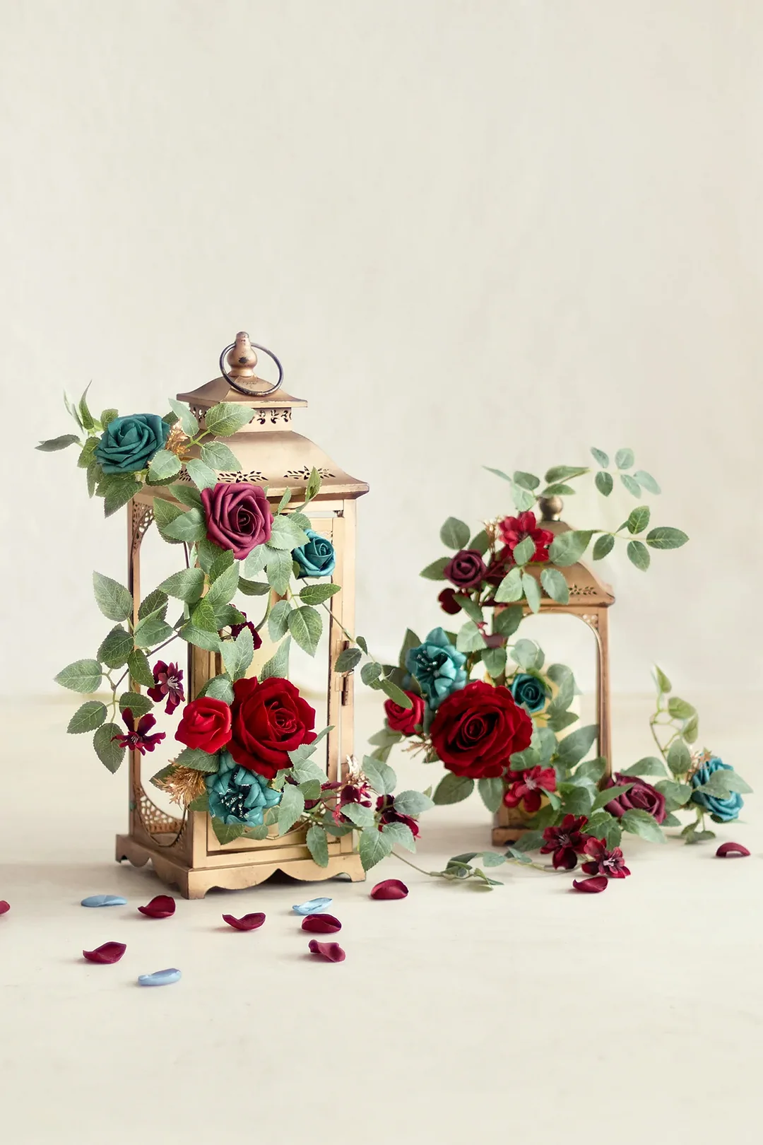 1.5"-2" Foam Rosebud & Petite Rose with Stem - 18 Colors