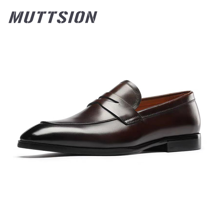MUTTSION Leisure British Loafers Leather Shoes MUTTSION.COM MUTTSION