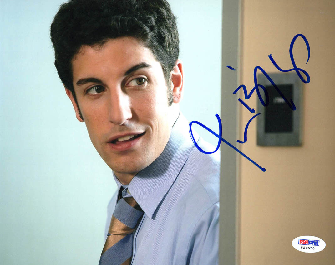 Jason Biggs SIGNED 8x10 Photo Poster painting Jim Levenstein American Pie PSA/DNA AUTOGRAPHED