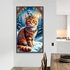 Cat - Diamond Painting - Full Round Drill (Canvas|40*70cm)