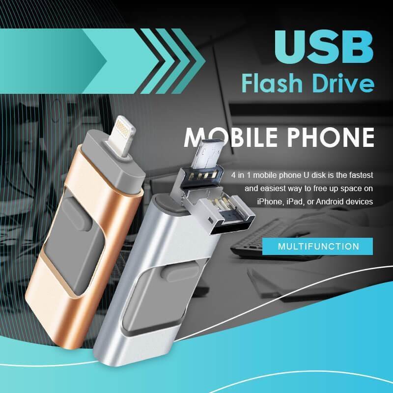 Multifunzione Chiavetta USB Per Cellulare