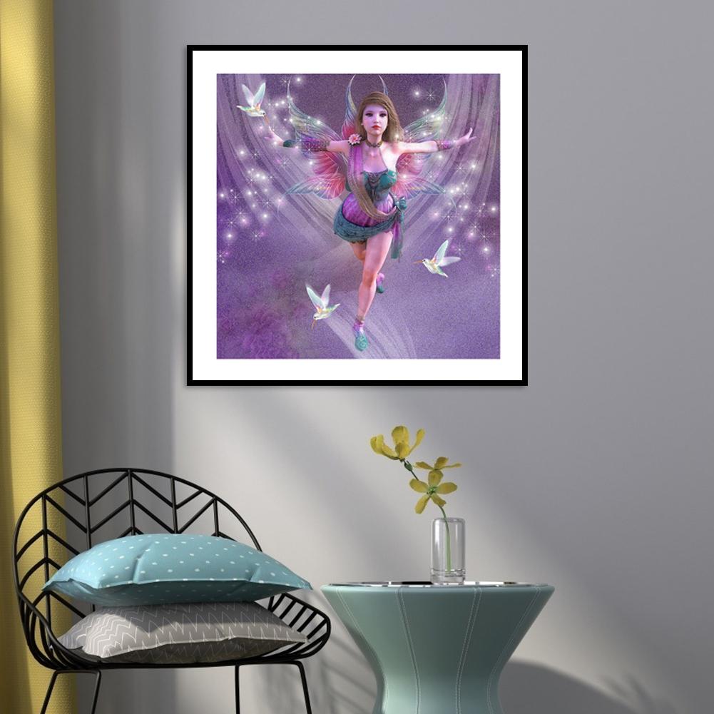 

30*30CM-Girl-Round Drill Diamond Painting, 501 Original