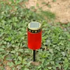 Solar Grave Lawn Light Energy Saving Flameless Electronic LED Candle Lamp