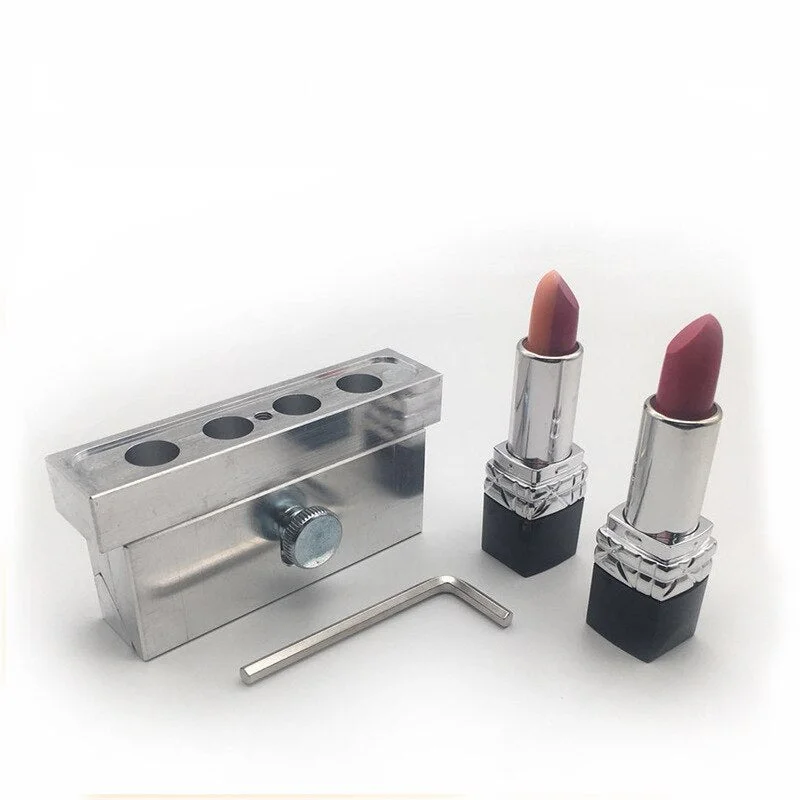 2/4/6/12 Cavities 12.1mm DIY Lipstick Aluminum Alloy Silver Mold Lip Rouge Balm Lipbalm Makeup Making Tool Fill Mould Only