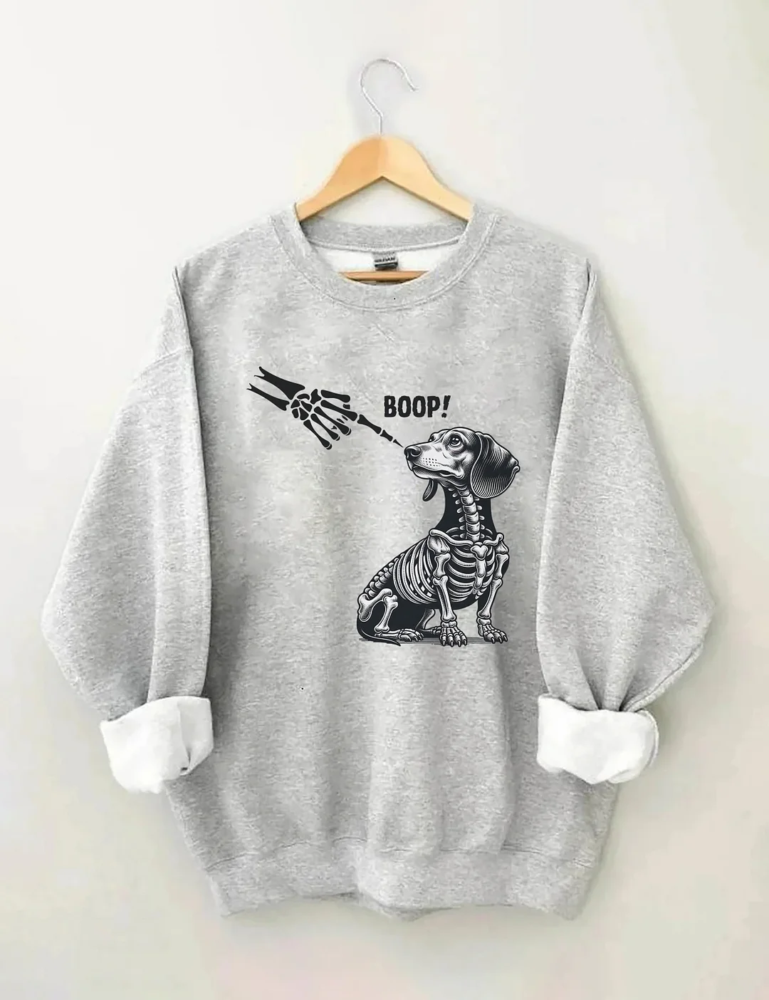 Dachshund Skeleton Halloween Sweatshirt