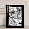 Brotherhood Battle Frame Decorative Painting - ONE PIECE - JUZI Studio