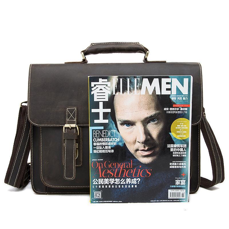 Vintage Personality Durable Sling Shoulder Bag Leather Crossboday Bag