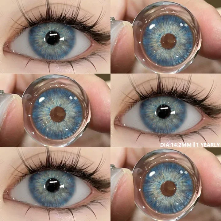 オラ！saint - Khaki × Brown / lens Gray Scandi Gray Korean Colored Contact Lenses – klensworld