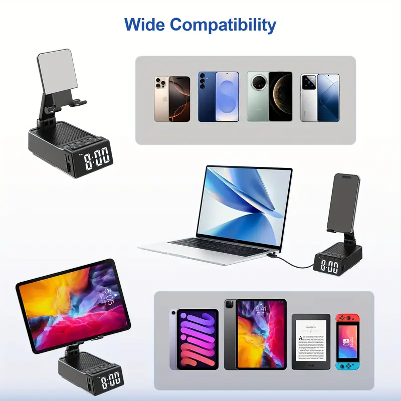 birthday gifts for men women cell phone stand wireless speaker with anti slip base stocking stuffer cool gadget anniversary idea gift for him her husband wife dad mom dad gift induction speaker for iphone Product details 0