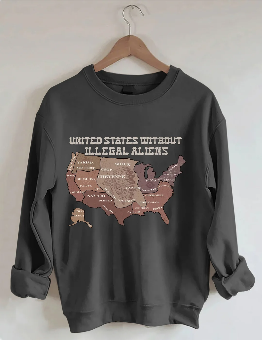 United States Without Illegal Aliens Sweatshirt