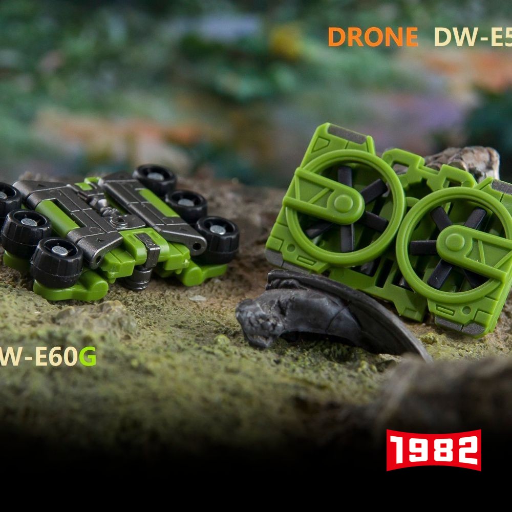 DR.WU DW-E59G&E60G DRONE ROVER Mini Transformers  Toys Model Action Figure Gift