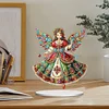 (US Local)Special Shape Angel Girl Table Top Diamond Painting Ornament Kits for Bedroom