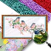 Flower Birds- 9CT Partial Beaded Cross Stitch Kit(60x31cm)