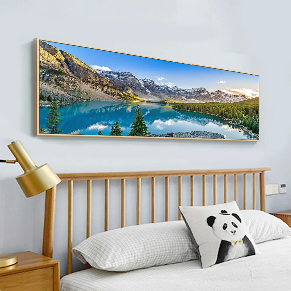 Diamond Painting - Full Round Drill - Mountain Scenery(80*40cm)