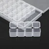 28 Lattices Transparent Container Diamond Painting Accessories Storage Box