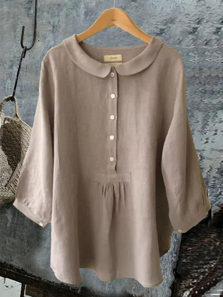 Long Sleeve Sweet Solid Shirt