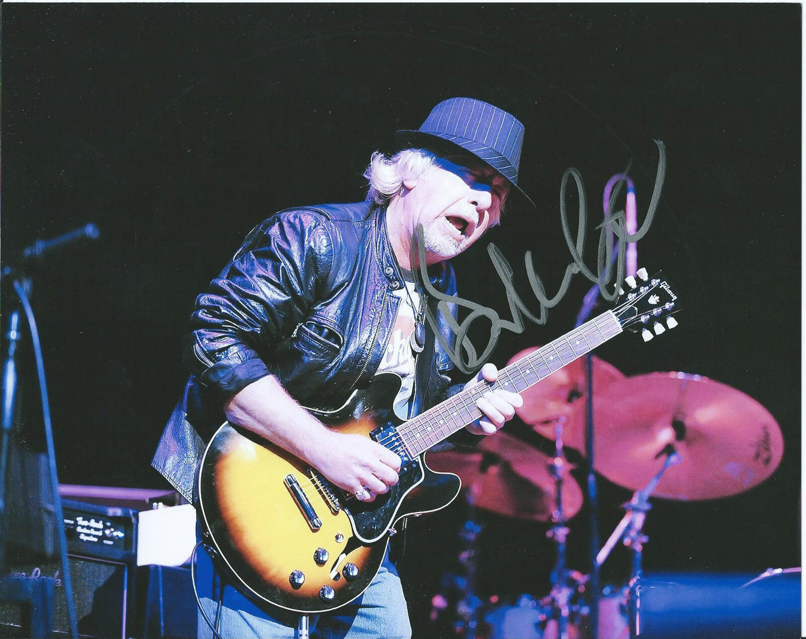 Brad Whitford *AEROSMITH* Signed 8x10 Photo Poster painting AD1 COA GFA