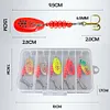 5pcs Metal Spoon Spinner Fishing Lure with Tackle Box Fishing Wobblers Hard Bait