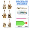 6pcs DIY Diamond Painting Cat Double-Sided Keychains