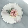 10PCS Babysbreath Rose Corsage Boutonniere Wrist Artificial Flower Wedding Catering Bridal Groom Guests Bouquets 