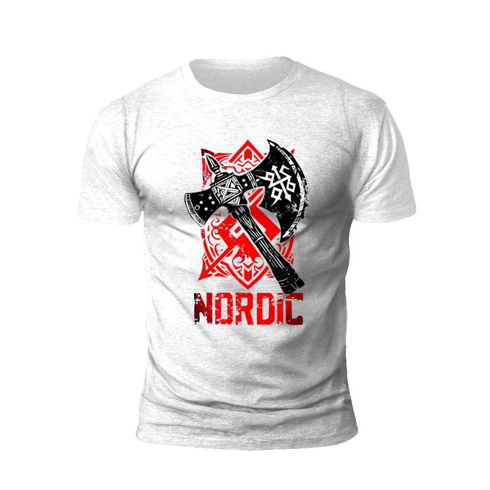 Nordic Power: The Axe's Might T-shirt