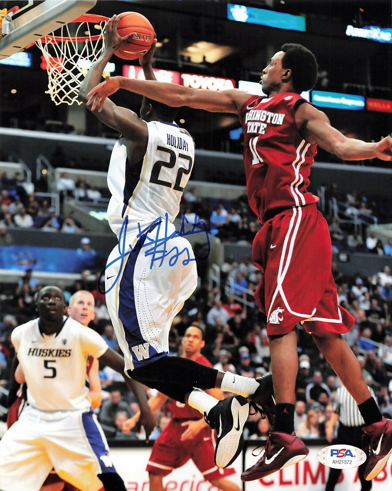 Justin Holiday signed 8x10 Photo Poster painting PSA/DNA Washington Huskies Autographed