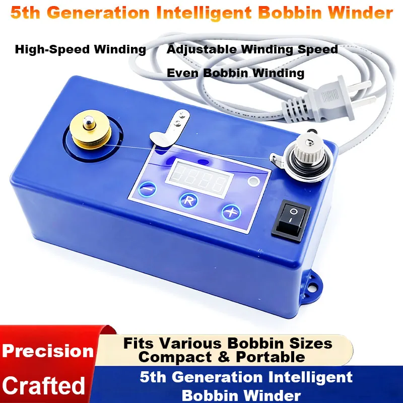 5th Gen Intelligent Bobbin Winder - Electronic Speed Adjustable for ...