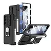 Applicable To Samsung Z Fold 5 Slide Rail Lens Cover Push Window 2-In-1 Ring Holder Folding Phone Case