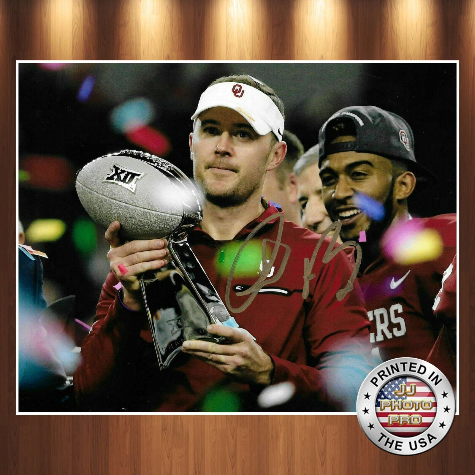 Lincoln Riley Autographed Signed 8x10 Photo Poster painting (Oklahoma Sooners) REPRINT