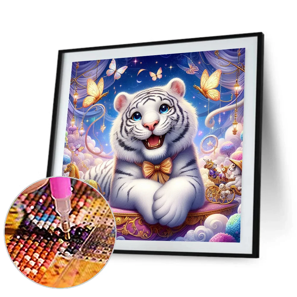 Diamond Painting - Full Square Drill - Gentleman Tiger(Canvas|35*35cm)