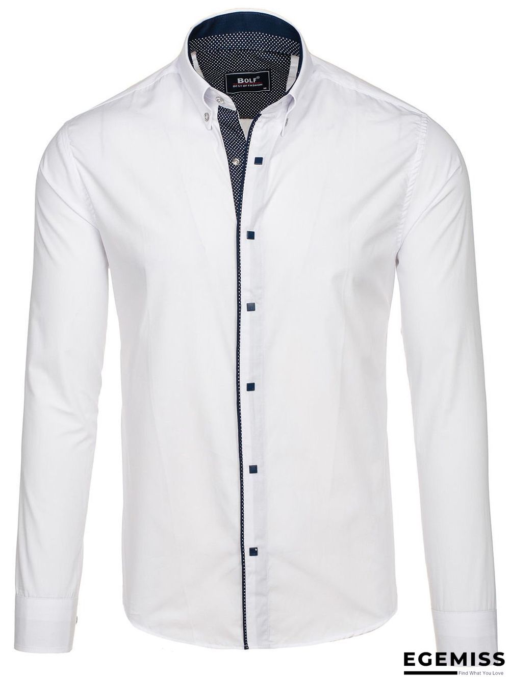 Autumn New Men's Long Sleeve Shirt Men's Formal Business Jacket | EGEMISS