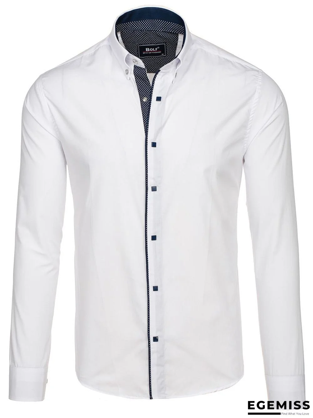 Autumn New Men's Long Sleeve Shirt Men's Formal Business Jacket | EGEMISS