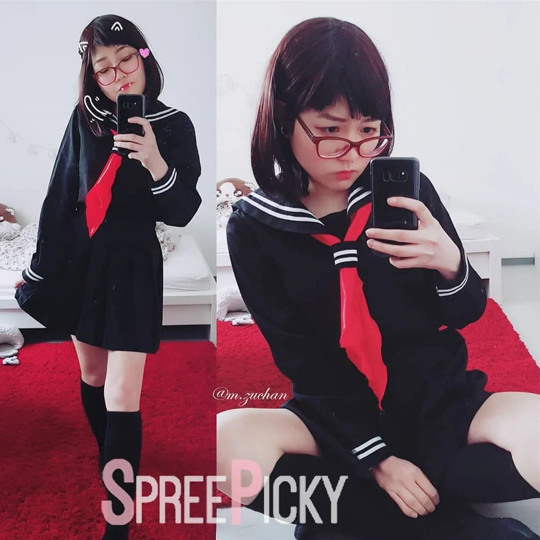 S-XL 3 colors Sailor Seifuku School Uniform Set SP153570