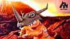 Greymon - Digimon Resin Statue - An-Studios