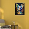 >SALE<5D DIY Full Round Drill Diamond Painting Butterfly Fairy Home Decor 30x40cm