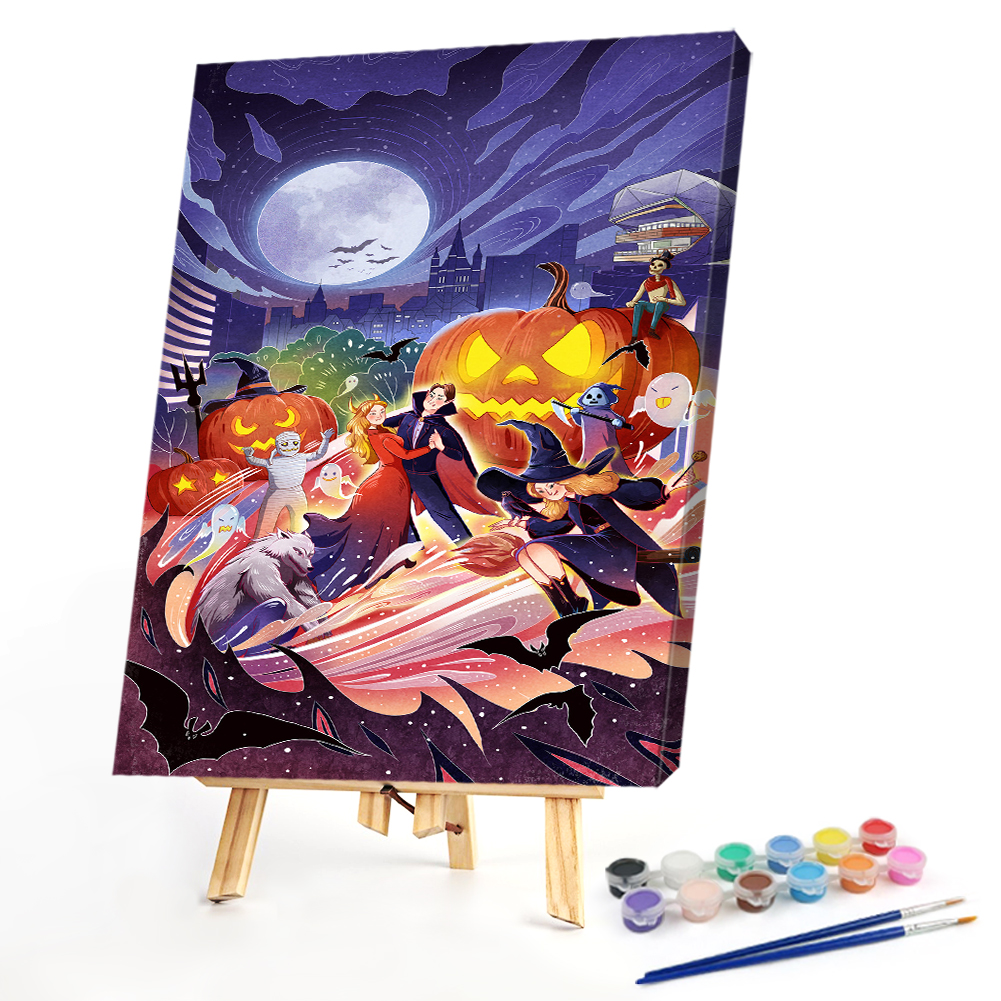 Halloween-Paint by Numbers 40*50cm