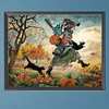 (50*40cm)Pumpkin Witch - Square AB Drill Diamond Painting