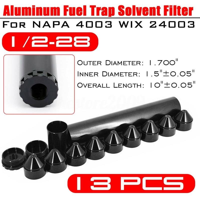 Car Oil Fuel Filter solvent trap For NAPA 4003 WIX 24003 - 1/2-28 5/8-24