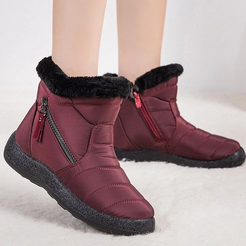 Winter Warm Women Boots Classic Snow Boots For Women New Winter Shoes Women Waterproof Fabric Ankle Botas Mujer Female Botines
