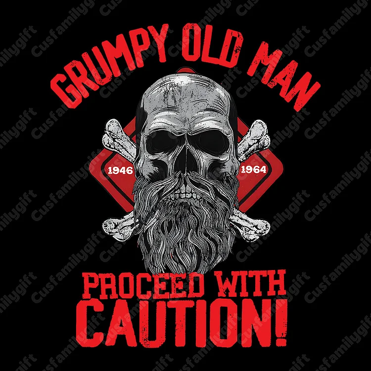 Boomer Customize T-shirt 100% Cotton, Grumpy Old Man Proceed With Caution Sweatshirt, Custom Year Of Birth Hoodie