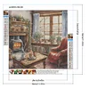 Diamond Painting-DIY Full Round Drill Winter Room