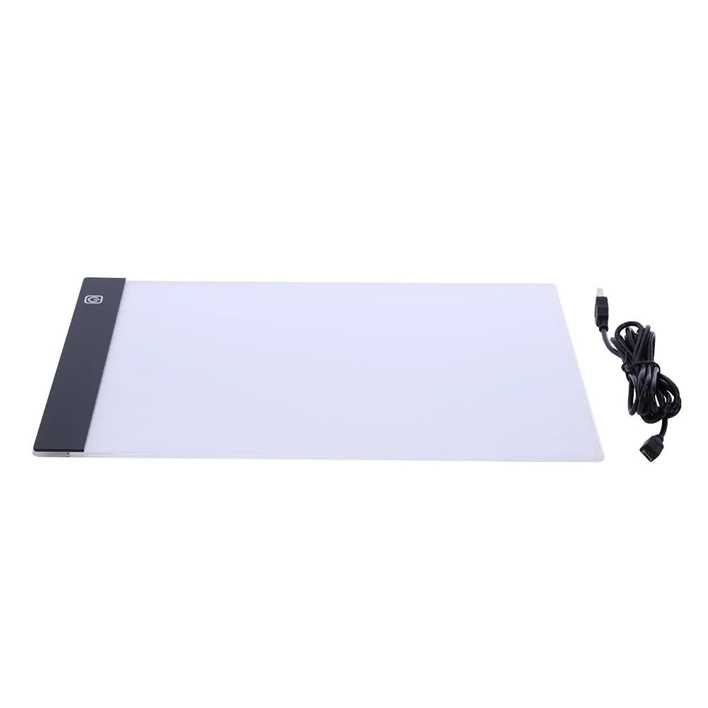 A4 K2 LED Artist Thin Type Stencil Drawing Board Light Tracing Table Pad